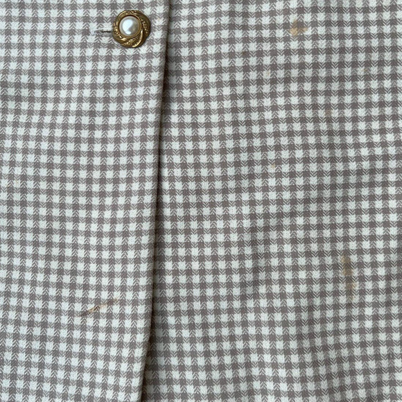 Vintage Danny And Nicole New York Womans Dress 8 Chic Button Knee Length Gold‎ - Picture 5 of 9